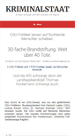 Mobile Screenshot of kriminalstaat.de