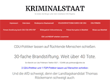 Tablet Screenshot of kriminalstaat.de